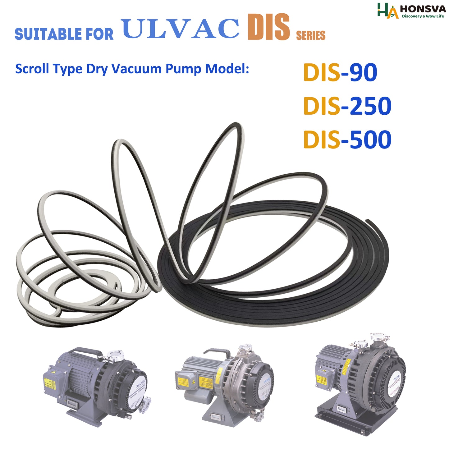 Tip Seal Kit for Ulvac Dry Vacuum Pump-DIS Series