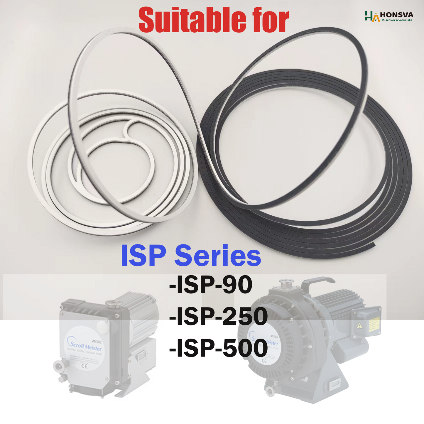 Tip seal replacement for Anest Iwata ISP series and DVSL Series oil-free scroll vacuum pump