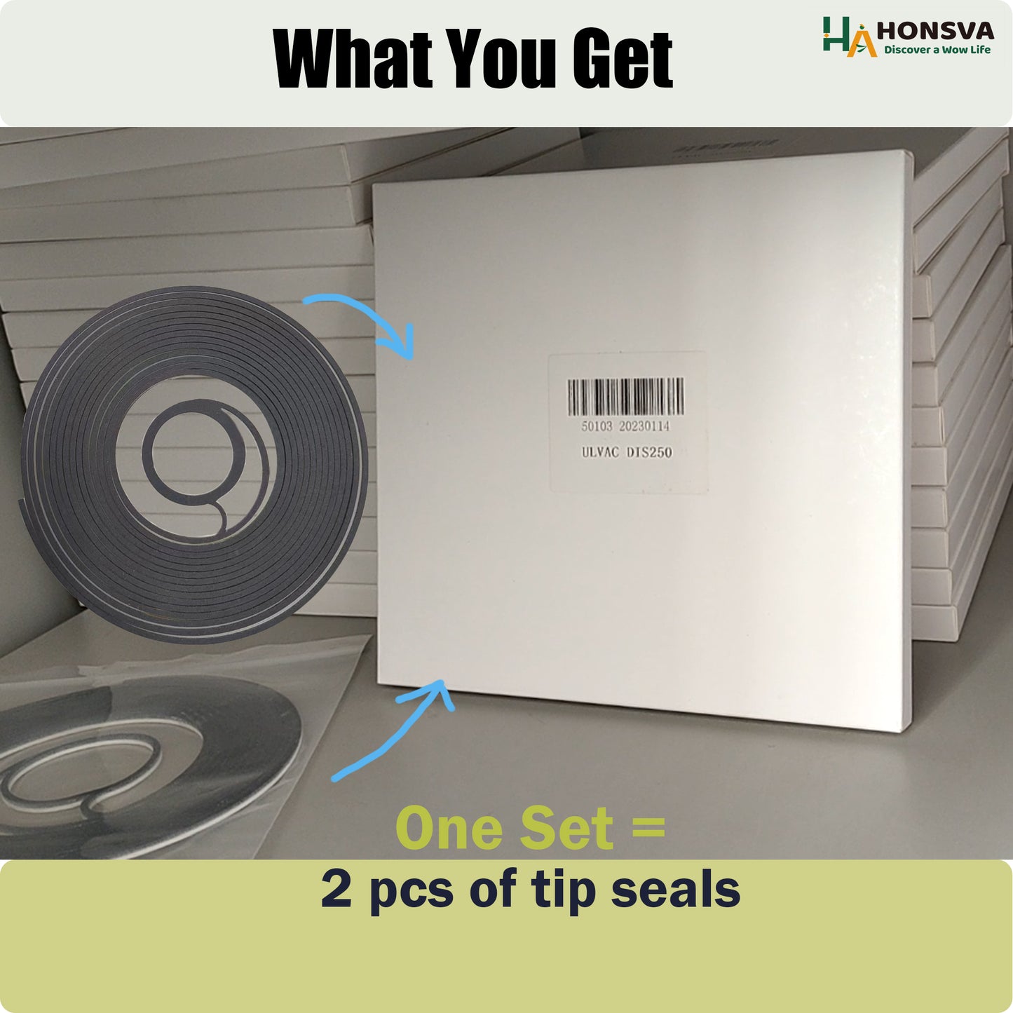 Tip seal replacement for Anest Iwata ISP series and DVSL Series oil-free scroll vacuum pump