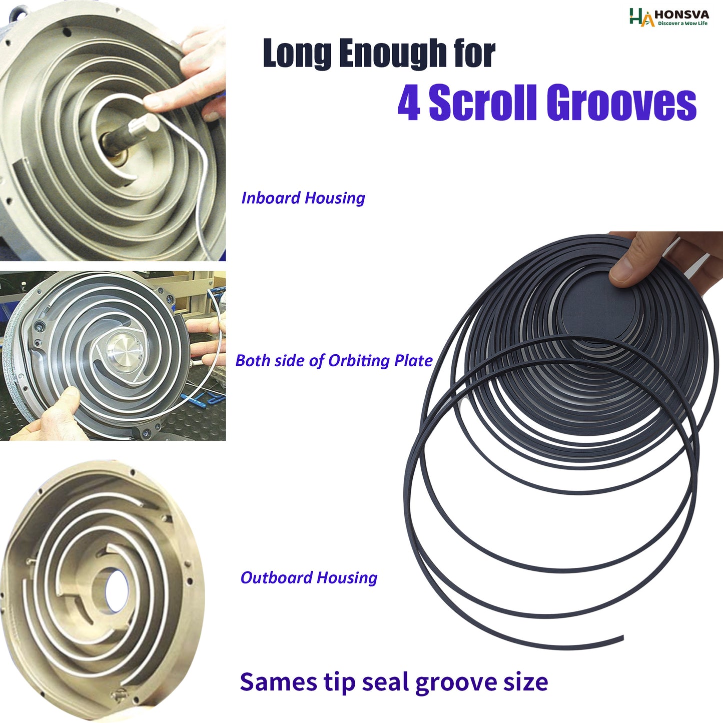 Tip Seal Kit for Agilent Triscroll Vacuum Pump-TS Series