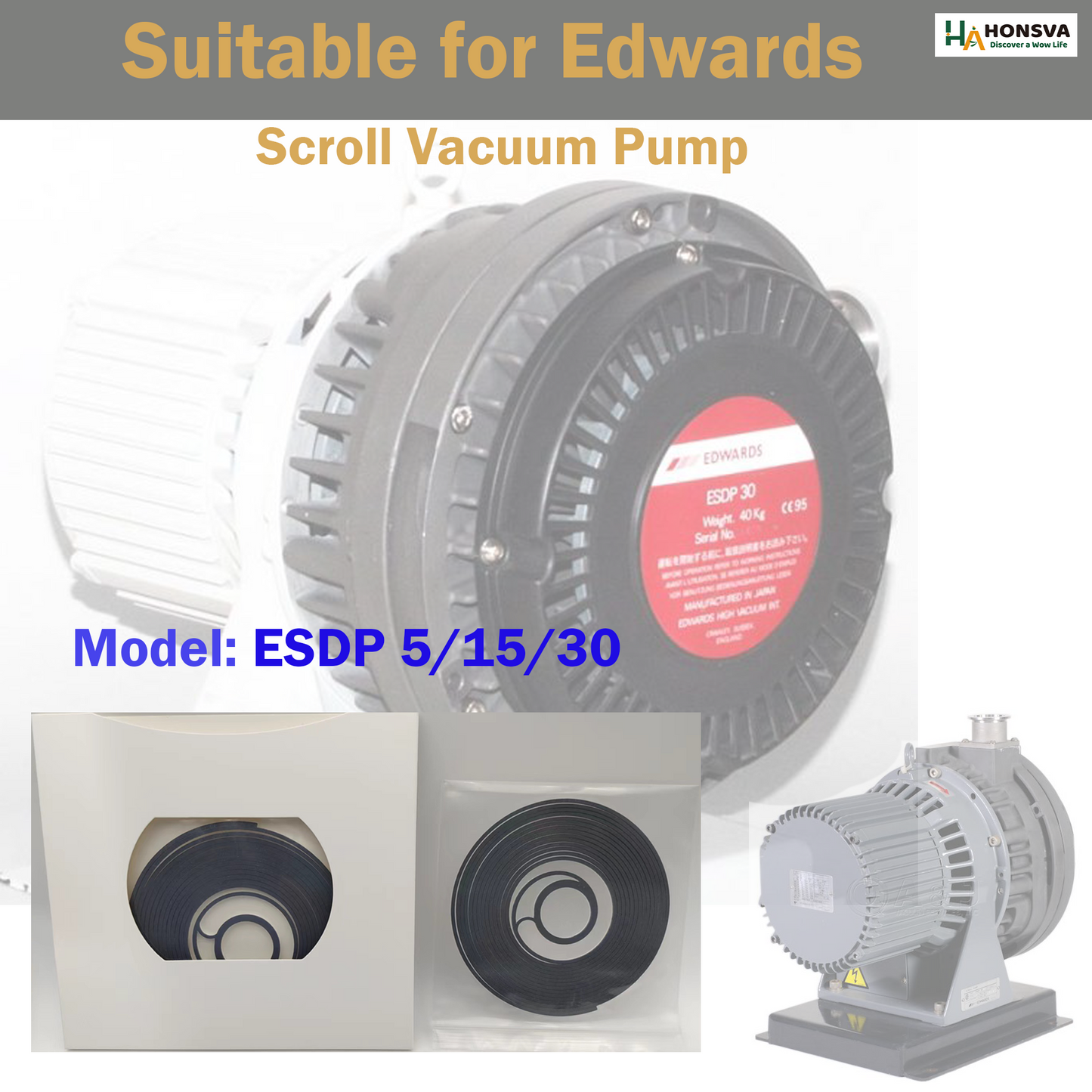 Tip Seals for Edwards ESDP Series