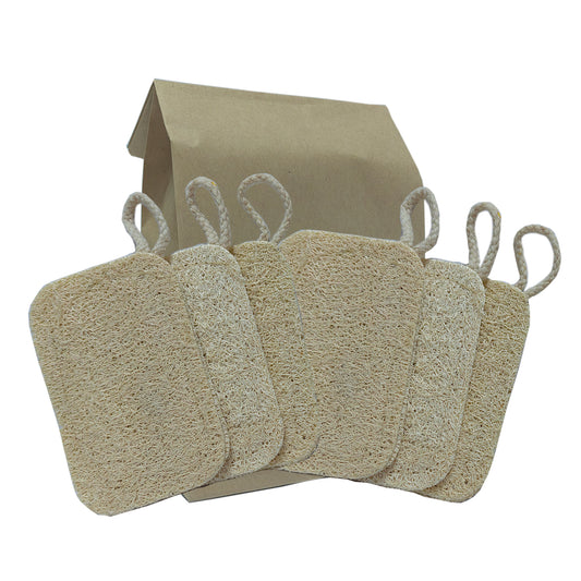 kitchen natural loofah scrubbies