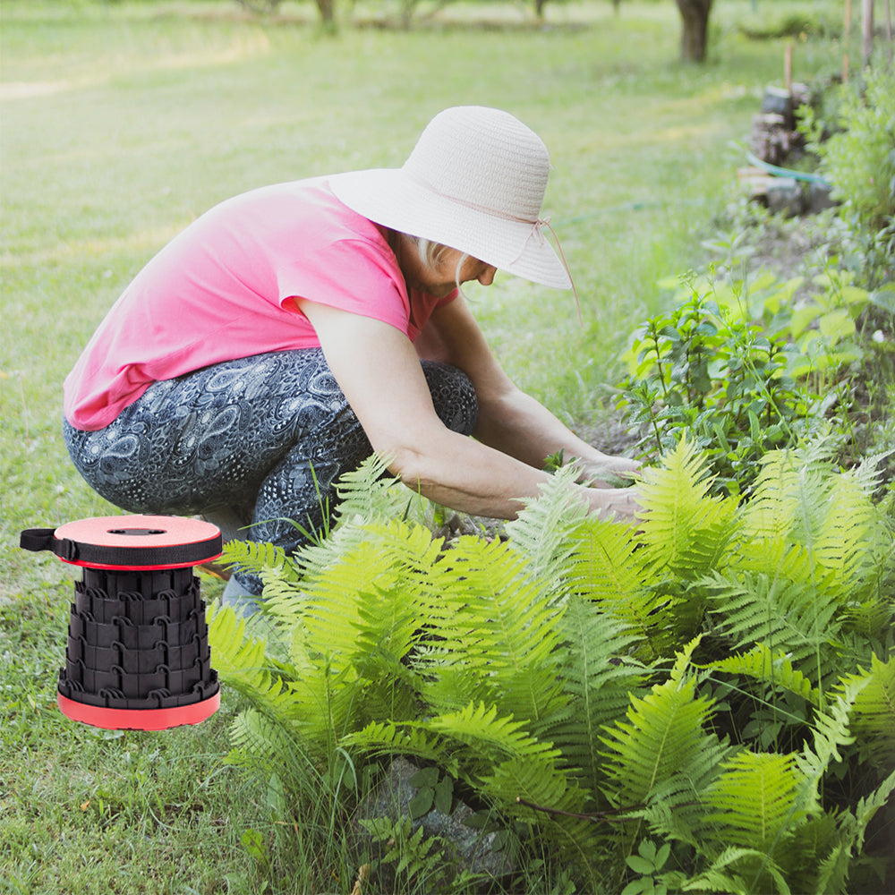 portable folding stool for gardening