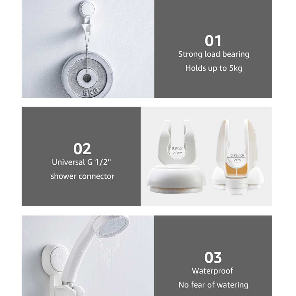 Removable Shower Head Holder