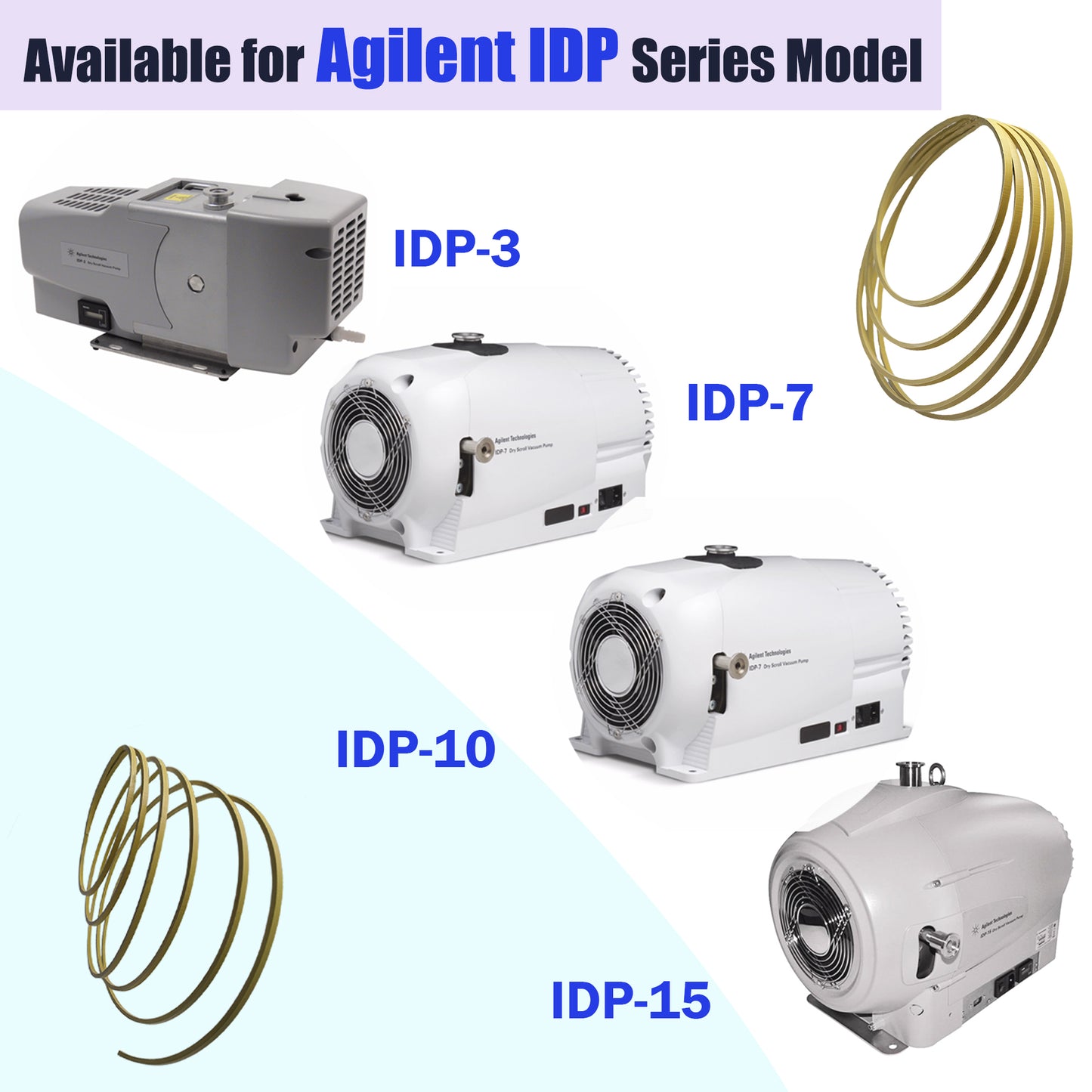 Tip Seal Replacement for Agilent Dry Scroll Vacuum Pump-IDP Series