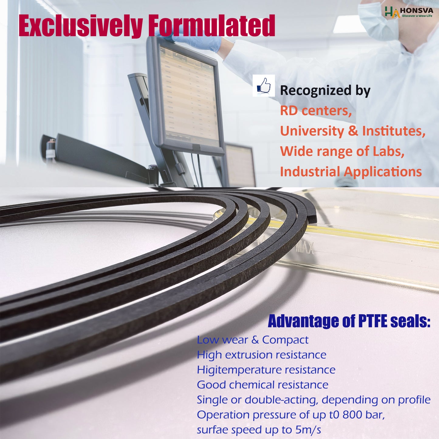 Tip Seals Replacement for Leybold SCROLLVAC 15/18 Plus--Grey