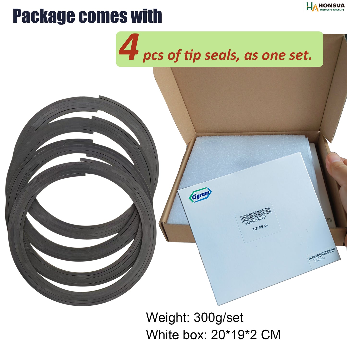 Tip Seals for Busch FOSSA FO Series FO 0009A, 0015A, 0018A, 0030A, 0035A