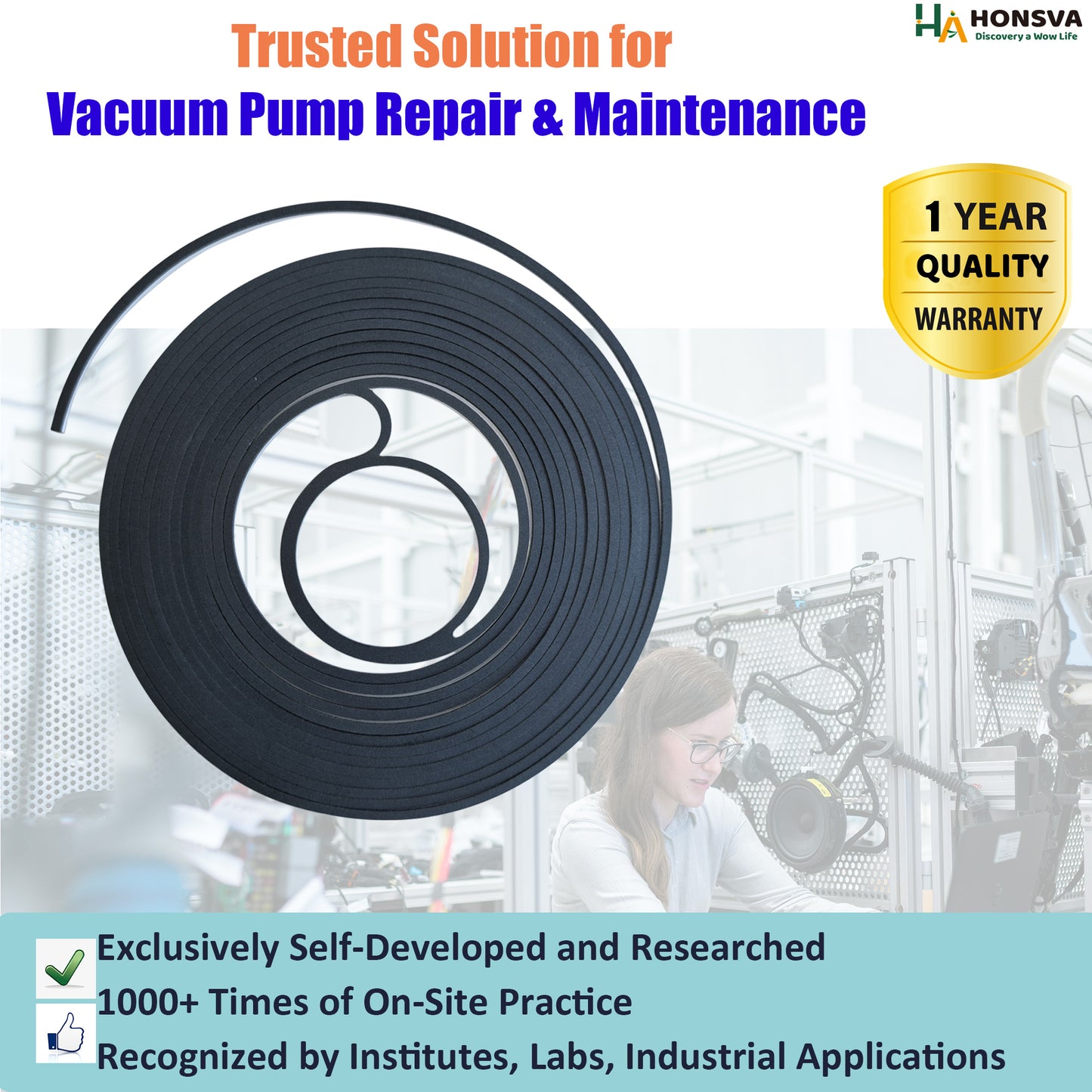Tip Seal Kit for Ulvac Dry Vacuum Pump-DIS Series