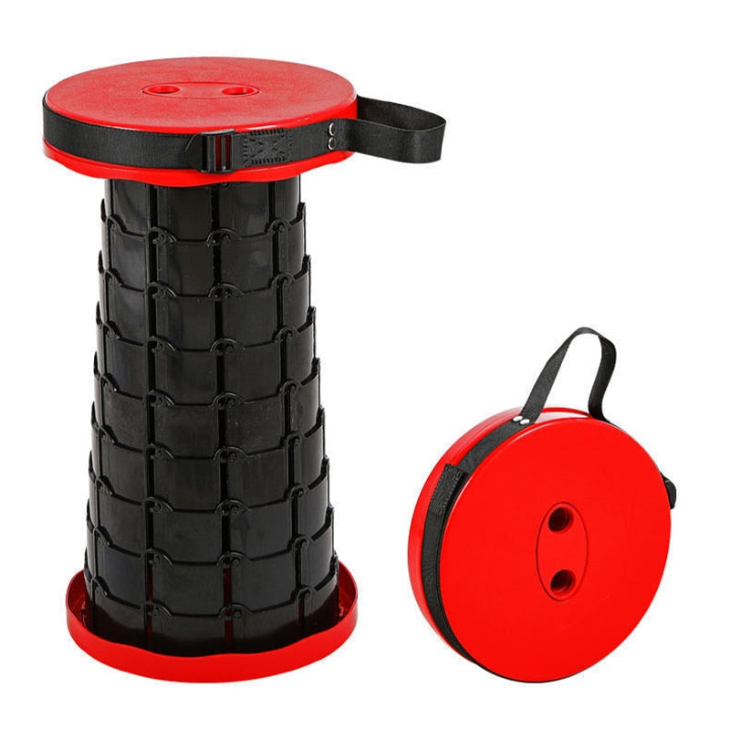 Upgraded Portable Retractable Folding Stool