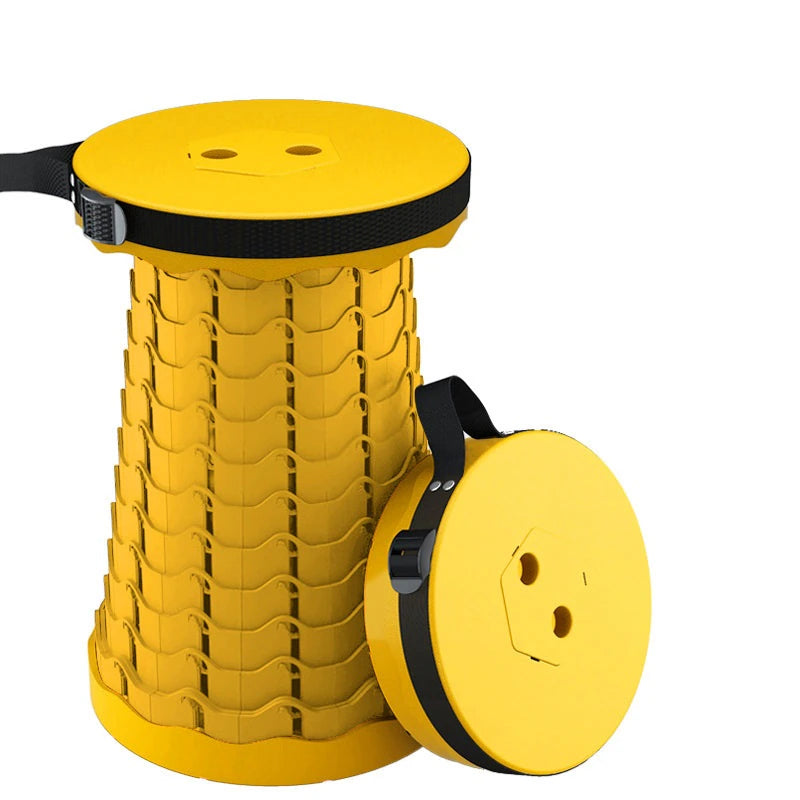 Upgraded Portable Retractable Folding Stool