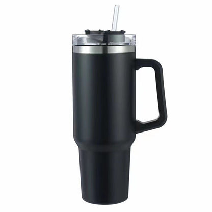 40 oz Insulated Tumbler with Handle & Straw Lid