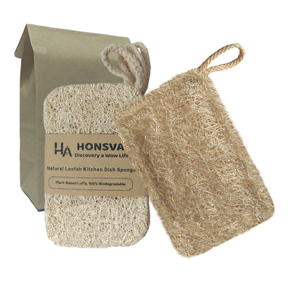 Natural Loofah Sponge for Kitchen Dish Cleaning