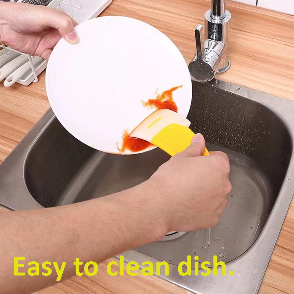 Mini Silicone Kitchen cleaning Scraper