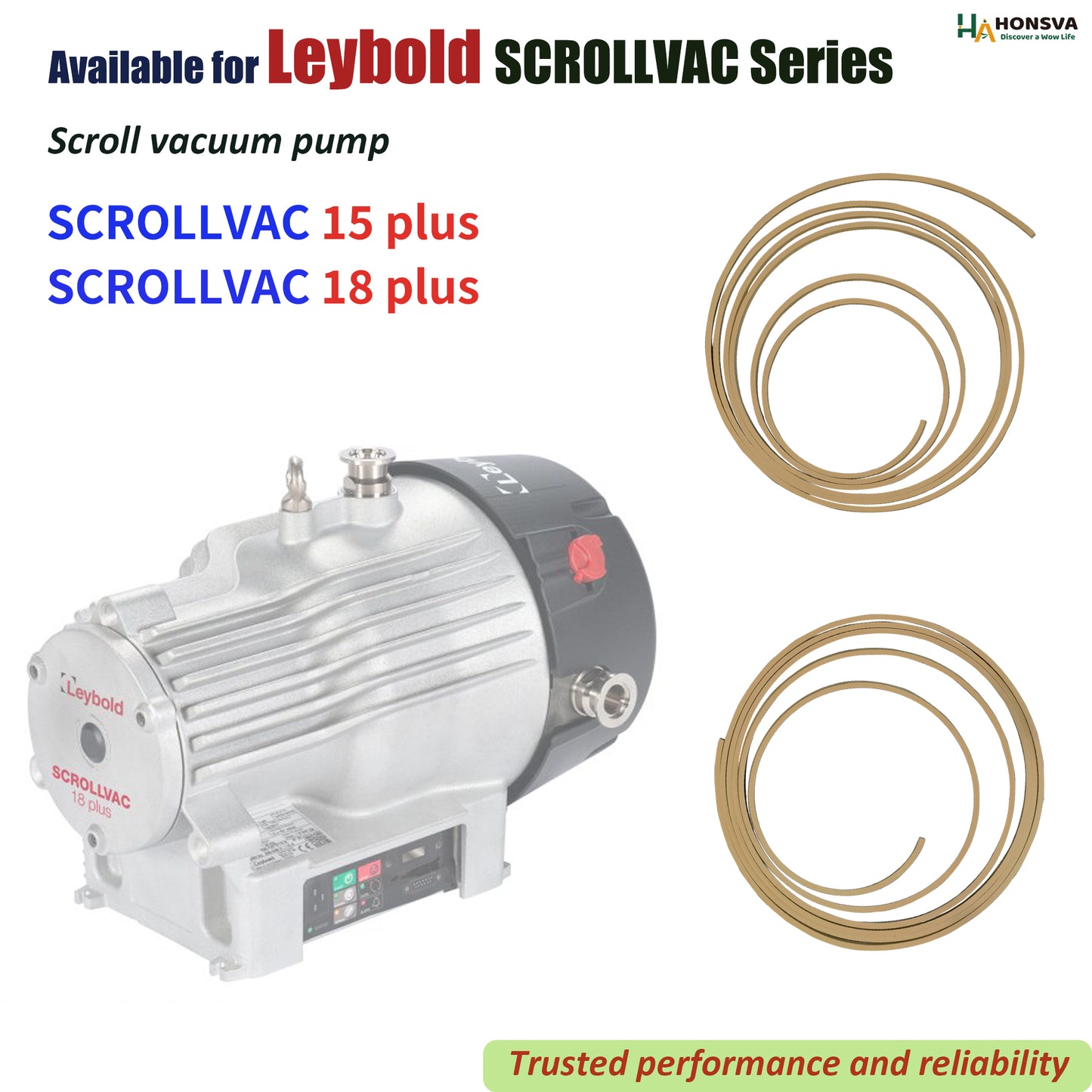 Tip Seals for Leybold SCROLLVAC 15/18 Plus