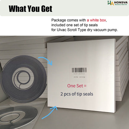 Tip Seal Kit for Ulvac Dry Vacuum Pump-DIS Series