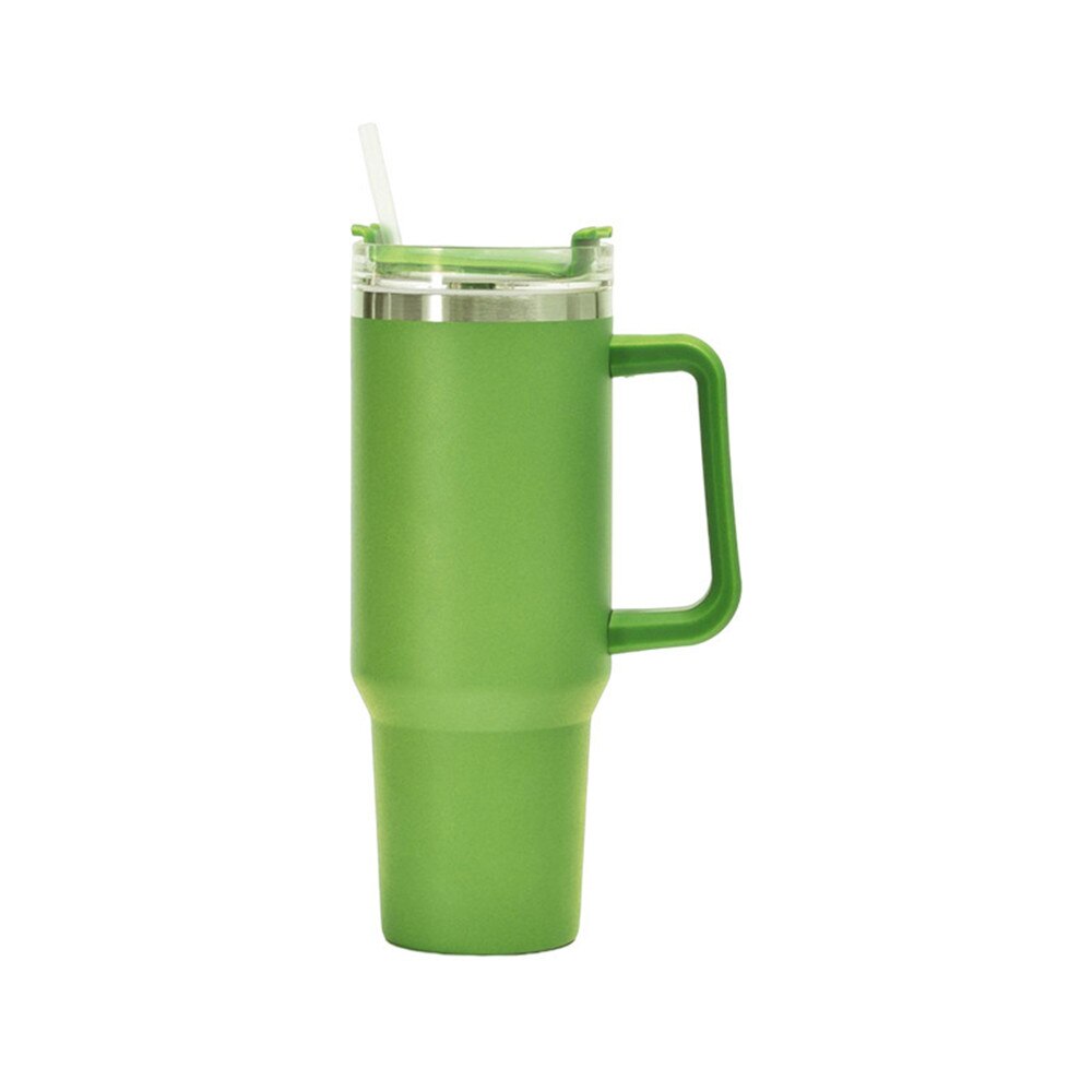 40 oz Insulated Tumbler with Handle & Straw Lid